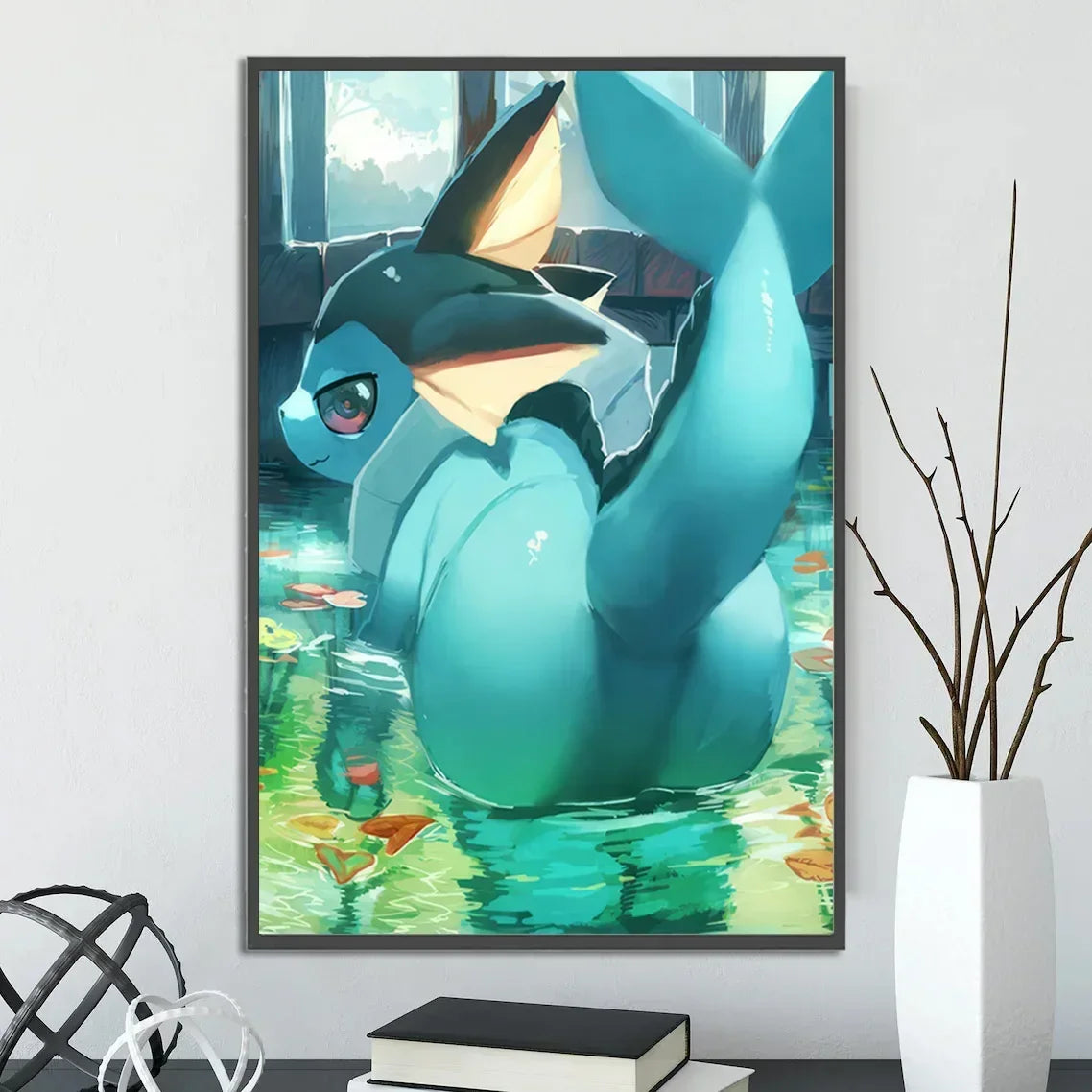 Pokemon Wall Art – Pikachu, Eevee & Charizard Anime Decor - Kanju Decor