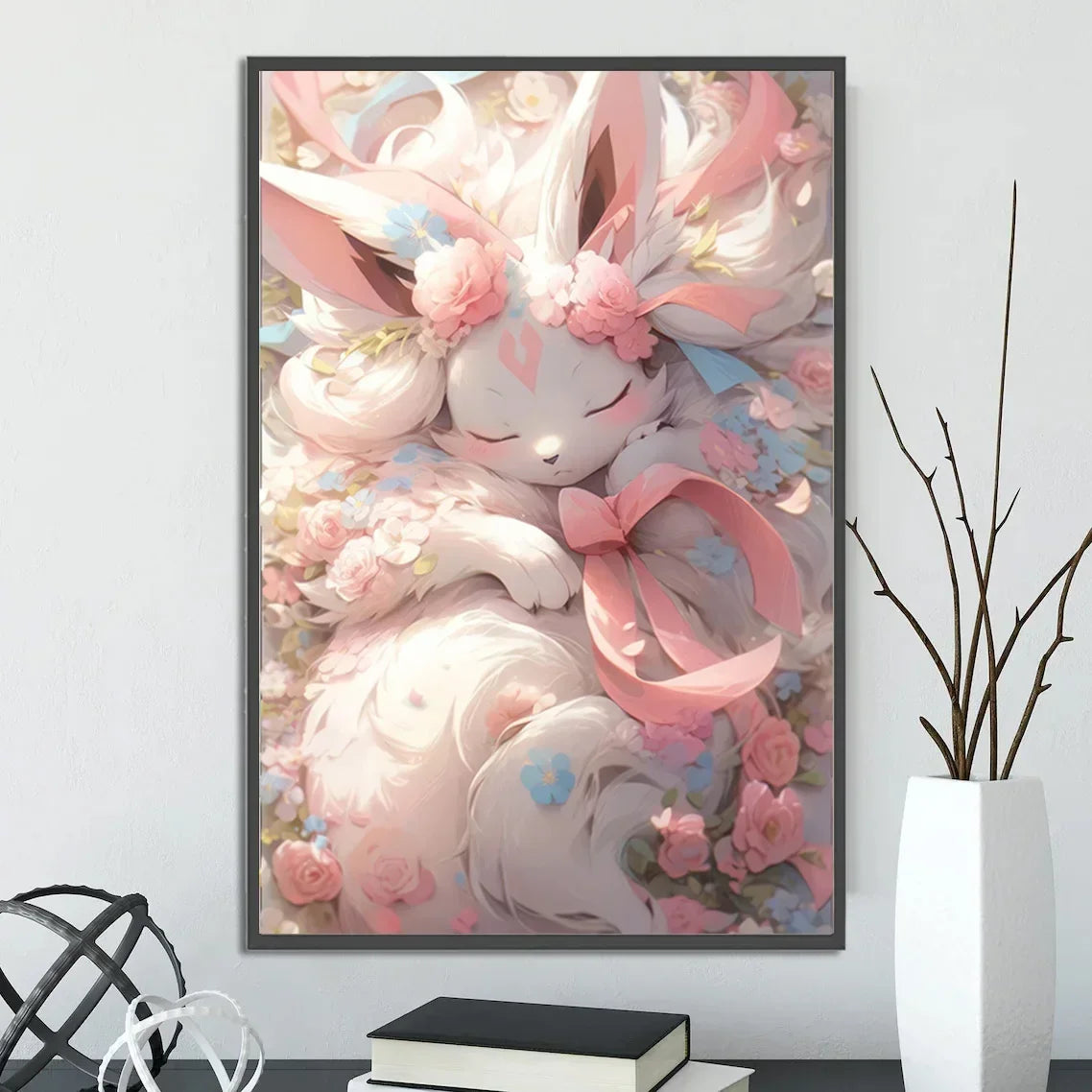 Pokemon Wall Art – Pikachu, Eevee & Charizard Anime Decor - Kanju Decor