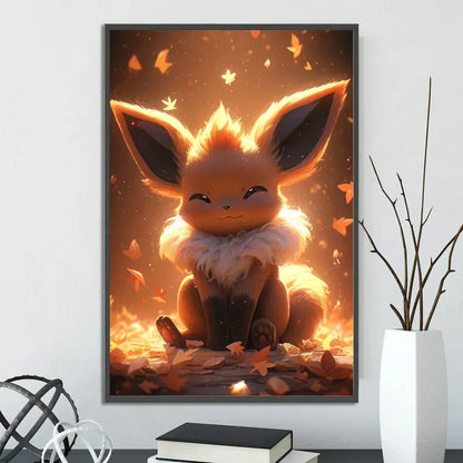 Pokemon Wall Art – Pikachu, Eevee & Charizard Anime Decor - Kanju Decor