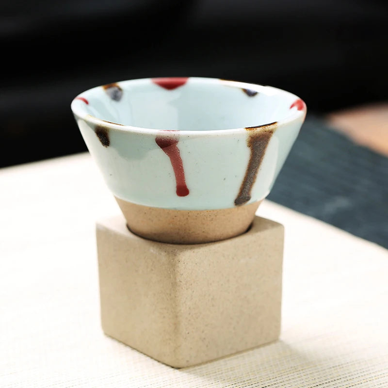 Japanese Triangular Cone Shaped Coffee Cup - Kanju Decor