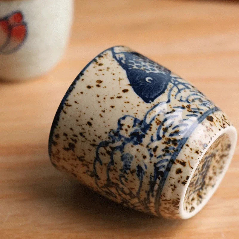 Japanese-style Ceramic Sake Cups - Kanju Decor