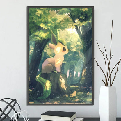 Pokemon Wall Art – Pikachu, Eevee & Charizard Anime Decor - Kanju Decor