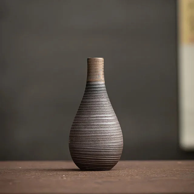 Minimalist Handmade Antique Ceramic Vases - Kanju Decor