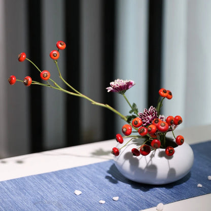 Japanese Ikebana Ceramic Flower Vase - Kanju Decor