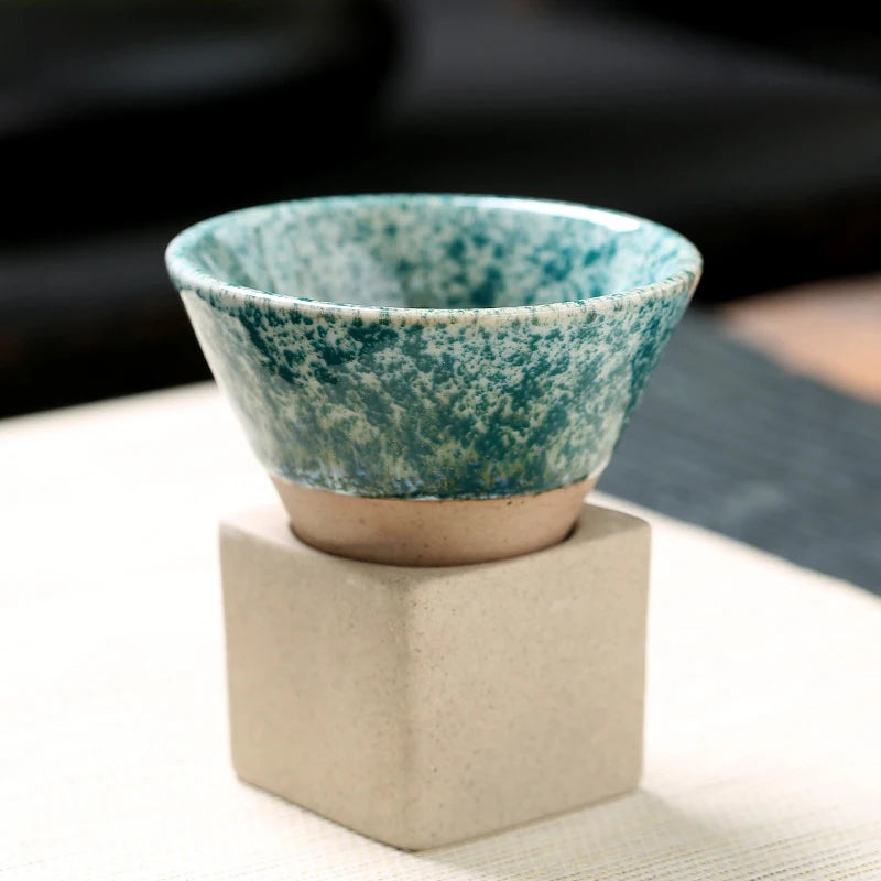 Japanese Triangular Cone Shaped Coffee Cup - Kanju Decor