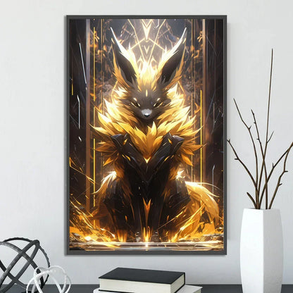 Pokemon Wall Art – Pikachu, Eevee & Charizard Anime Decor - Kanju Decor