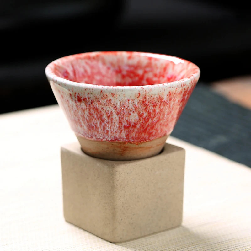 Japanese Triangular Cone Shaped Coffee Cup - Kanju Decor