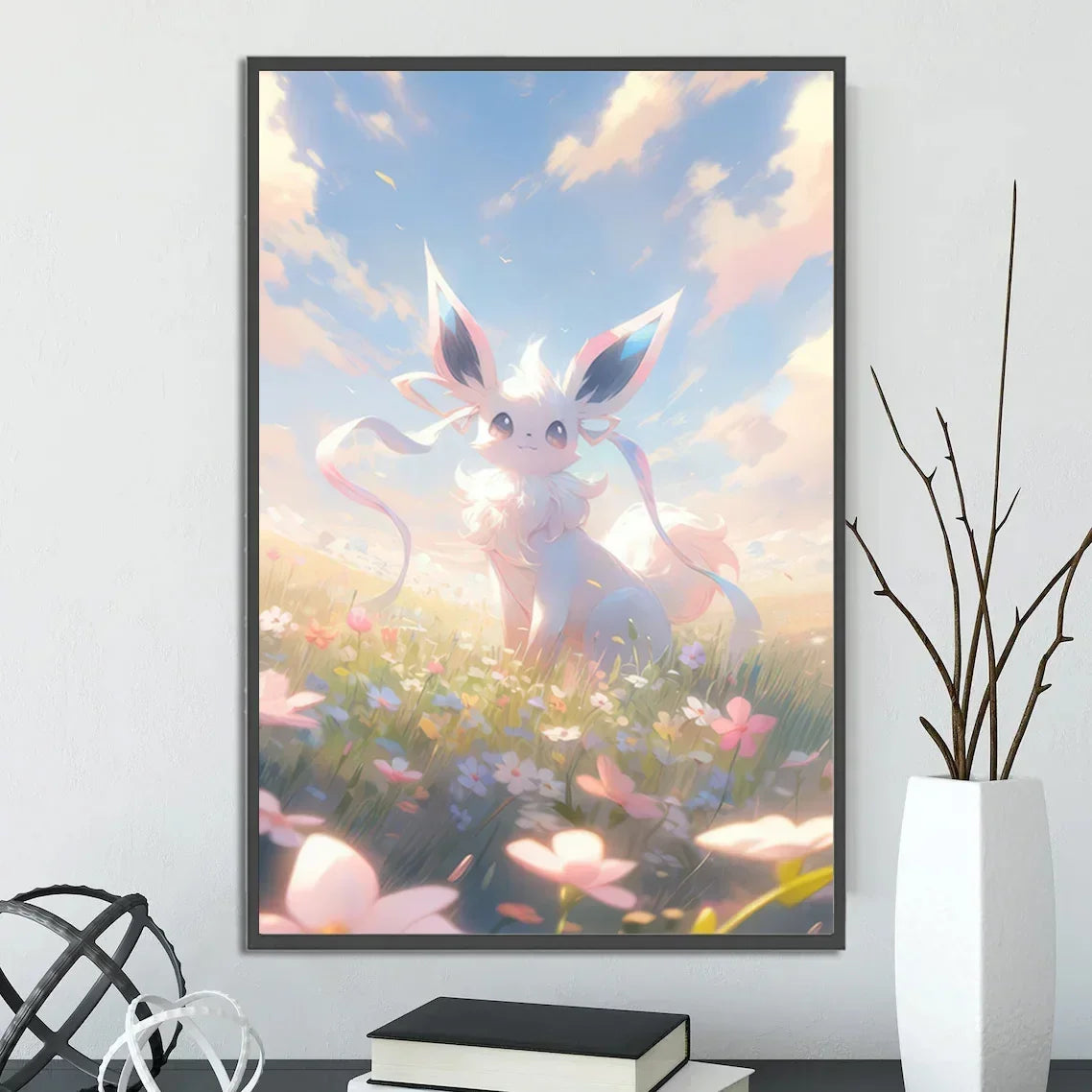 Pokemon Wall Art – Pikachu, Eevee & Charizard Anime Decor - Kanju Decor