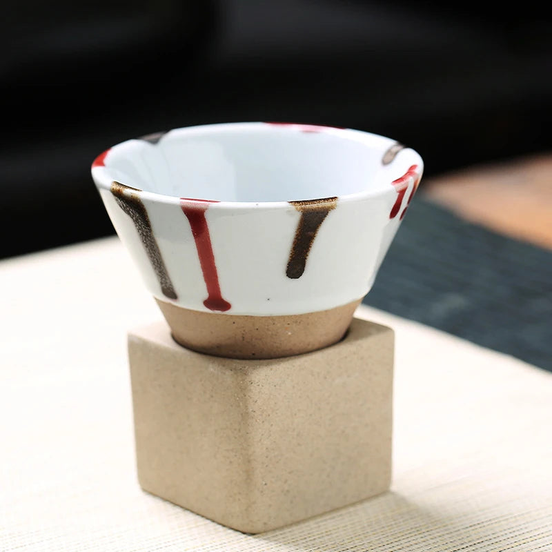 Japanese Triangular Cone Shaped Coffee Cup - Kanju Decor