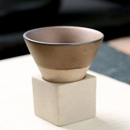 Japanese Triangular Cone Shaped Coffee Cup - Kanju Decor