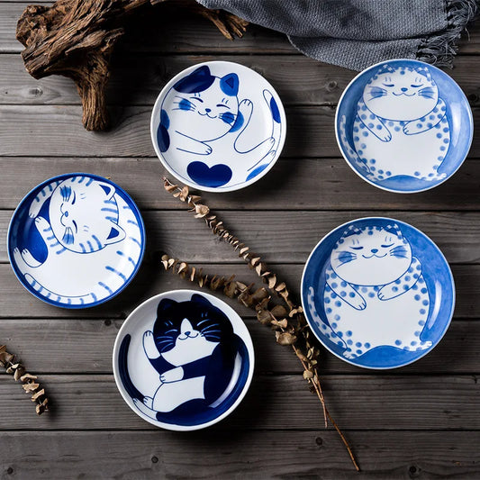 Japanese Style Ceramic Sauce Plates - Kanju Decor