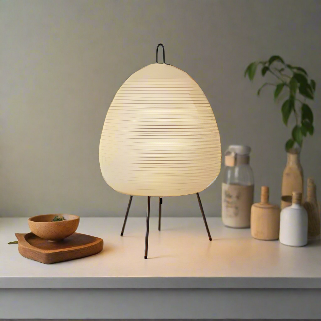 Japanese Akari Wabi-sabi Lamp Printed